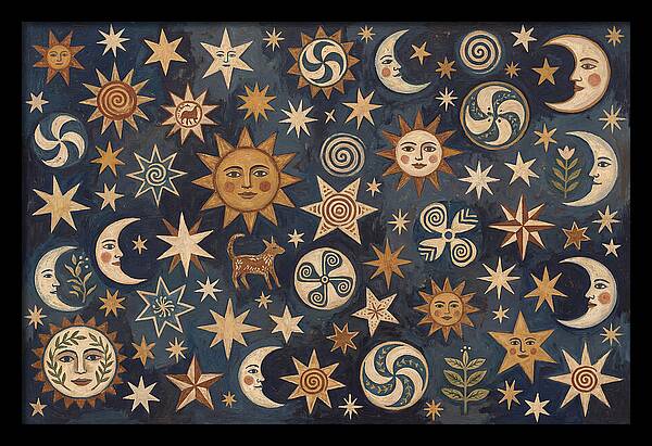 Starry Sky Folk Patterns