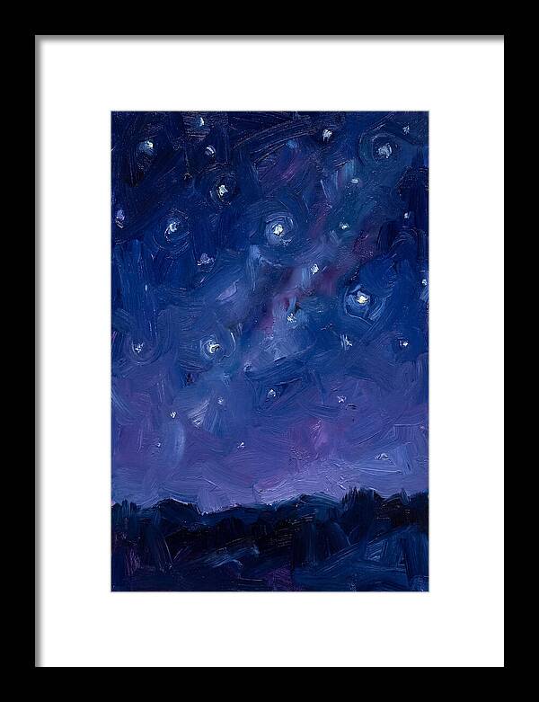 Starry Sky Over Mountains