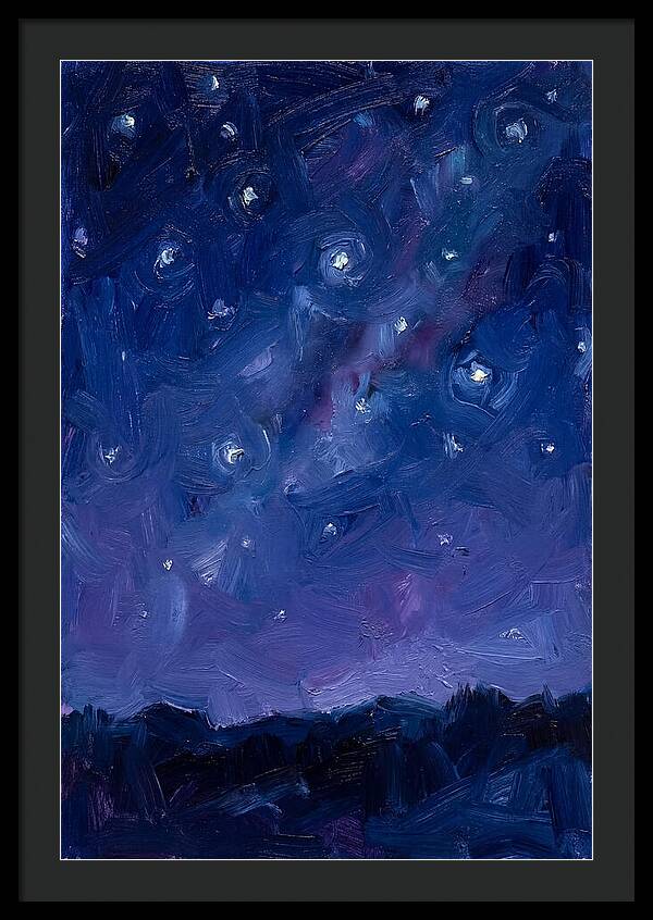 Starry Sky Over Mountains