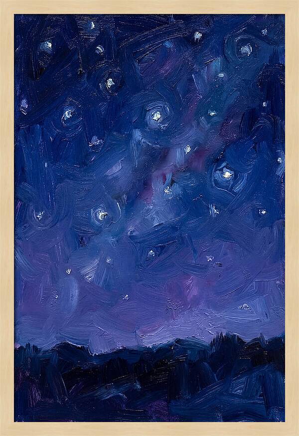Starry Sky Over Mountains