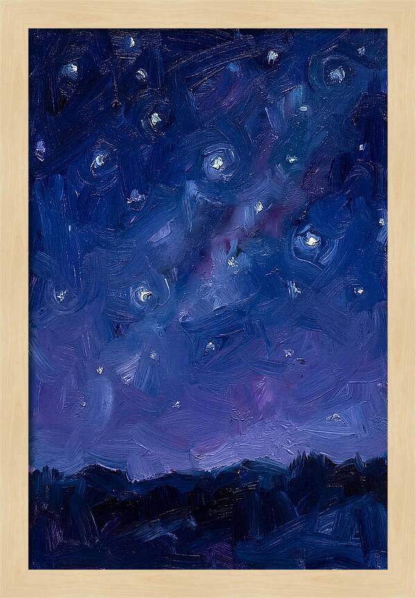Starry Sky Over Mountains