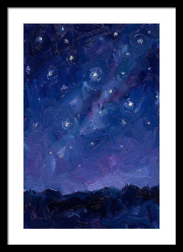 Starry Sky Over Mountains