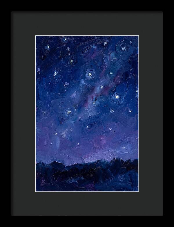 Starry Sky Over Mountains