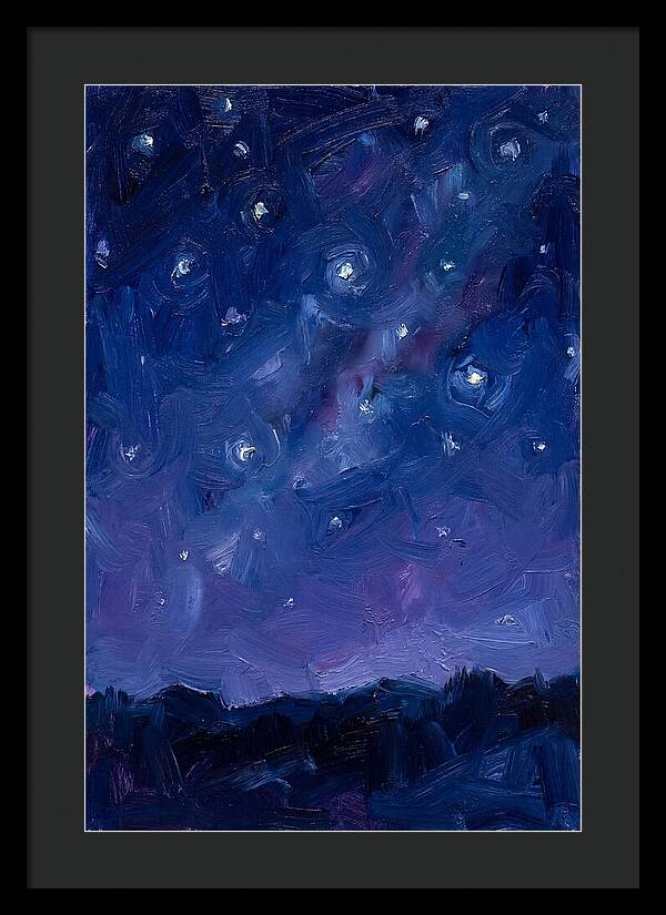 Starry Sky Over Mountains