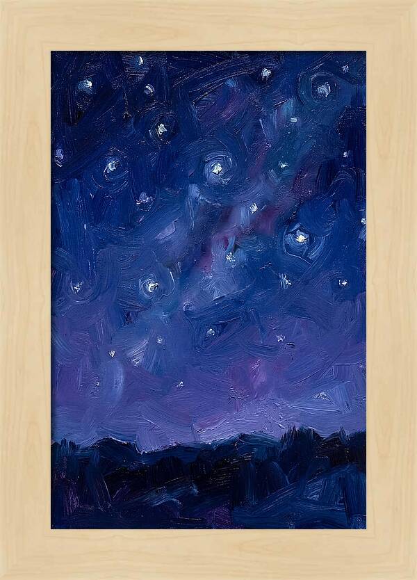 Starry Sky Over Mountains