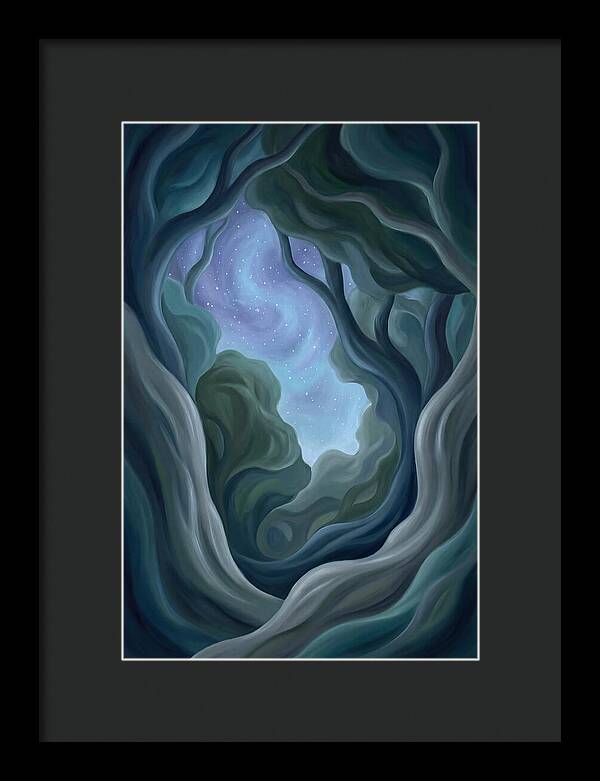 Starry Sky Through Forest Canopy