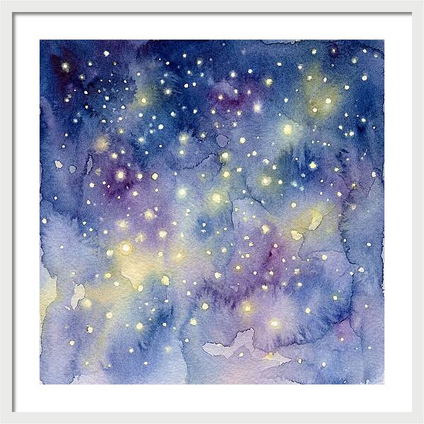 Starry Sky Watercolor
