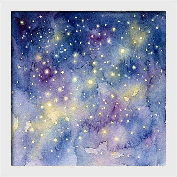Starry Sky Watercolor