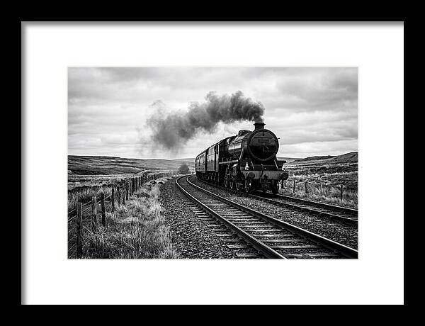 Steam Train Chugging Forward