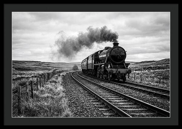 Steam Train Chugging Forward