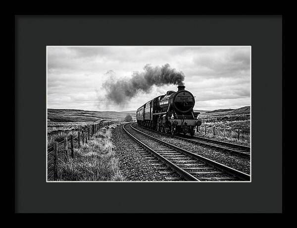 Steam Train Chugging Forward