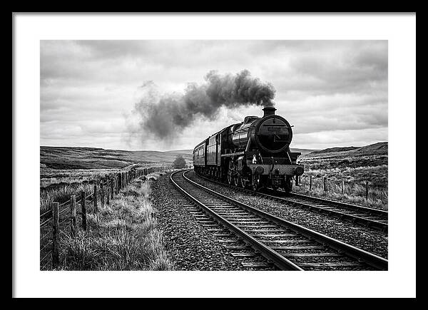 Steam Train Chugging Forward