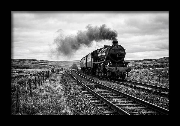 Steam Train Chugging Forward