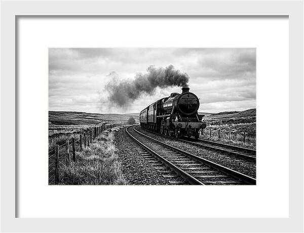 Steam Train Chugging Forward