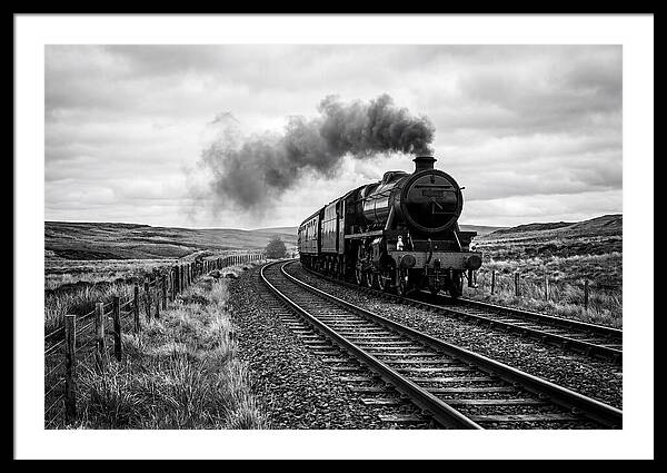 Steam Train Chugging Forward