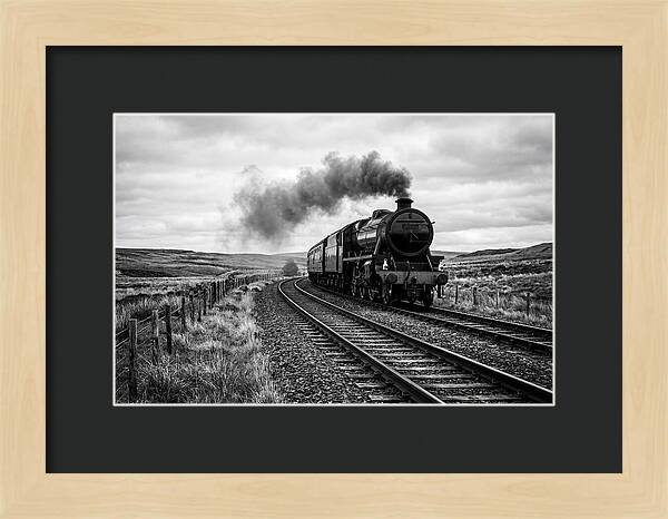 Steam Train Chugging Forward