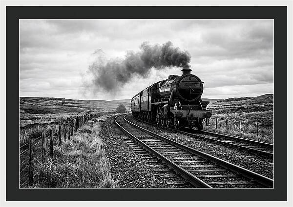 Steam Train Chugging Forward
