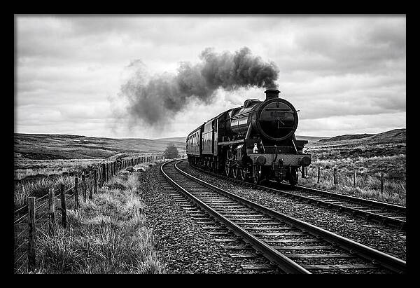 Steam Train Chugging Forward