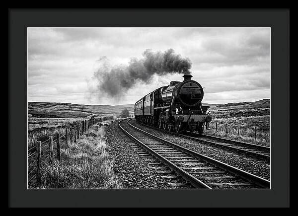 Steam Train Chugging Forward