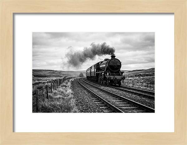 Steam Train Chugging Forward