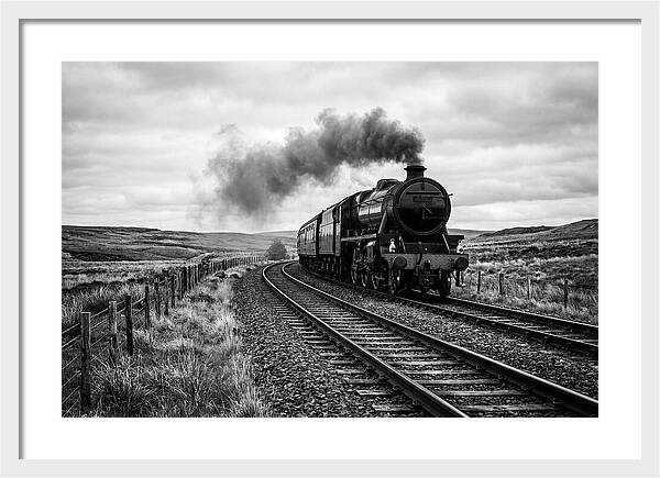 Steam Train Chugging Forward