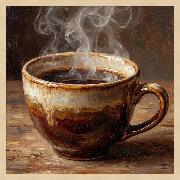 Steaming Coffee Cup