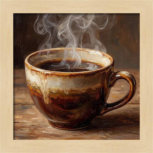 Steaming Coffee Cup