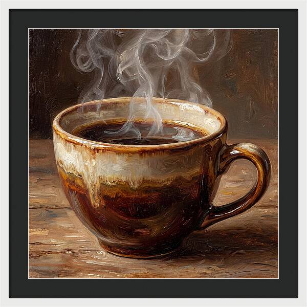 Steaming Coffee Cup