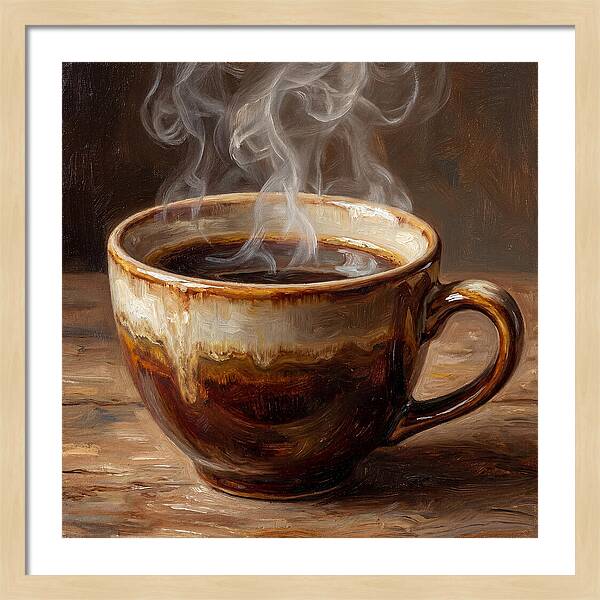Steaming Coffee Cup