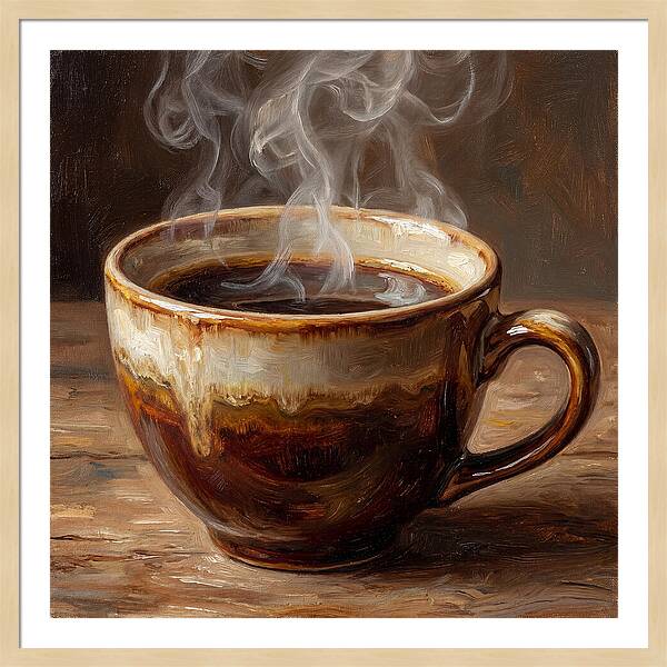 Steaming Coffee Cup