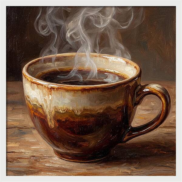 Steaming Coffee Cup