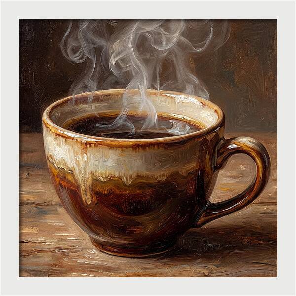 Steaming Coffee Cup