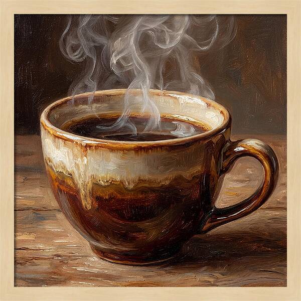 Steaming Coffee Cup