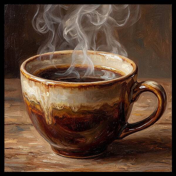 Steaming Coffee Cup