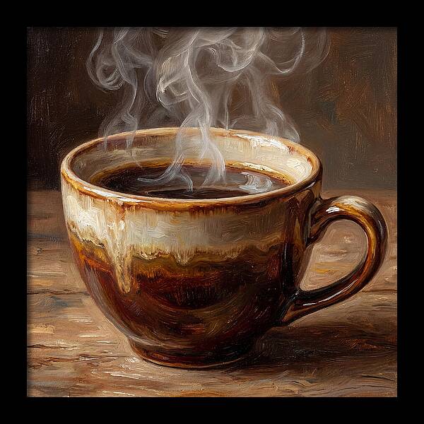 Steaming Coffee Cup