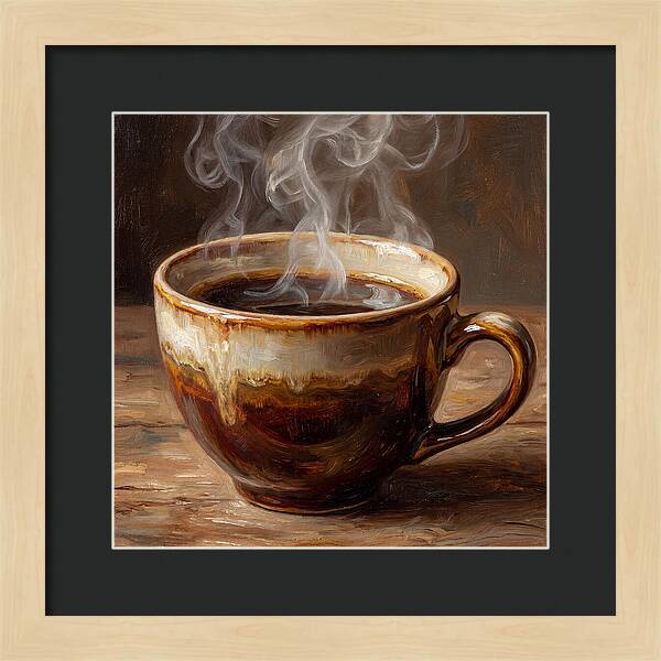 Steaming Coffee Cup