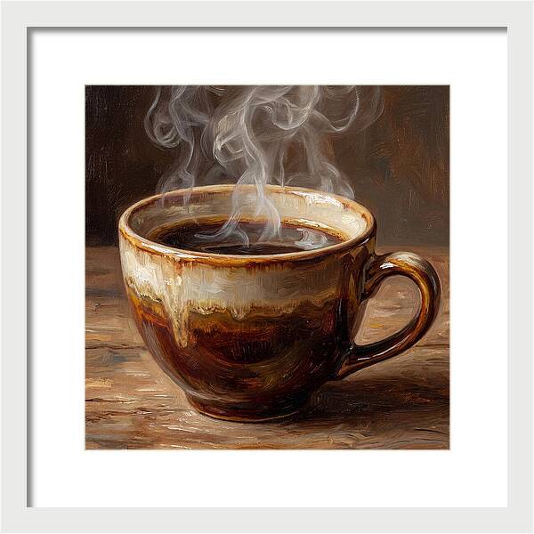 Steaming Coffee Cup