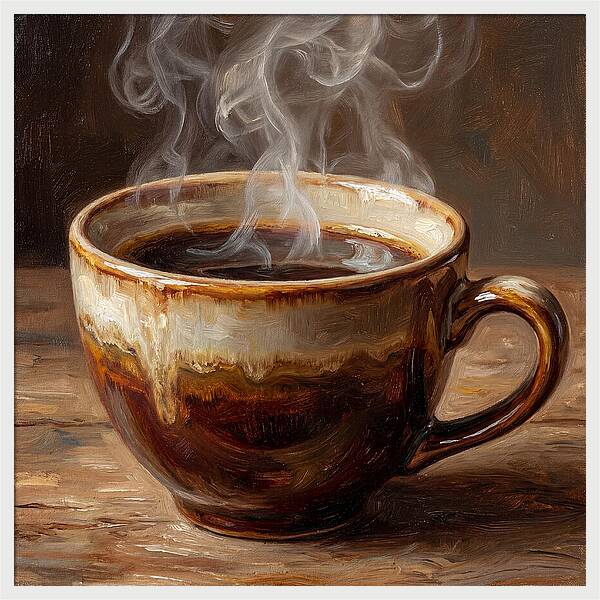 Steaming Coffee Cup