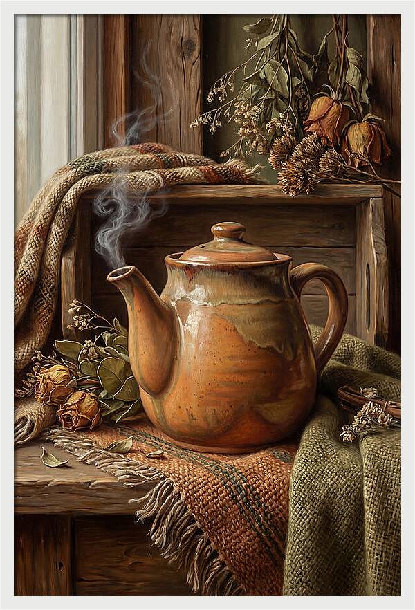 Steaming Teapot Serenity