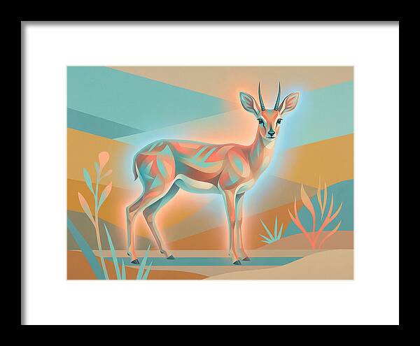 Steenbok Amidst Colorful Scenery