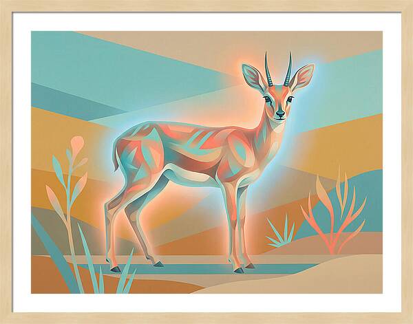 Steenbok Amidst Colorful Scenery