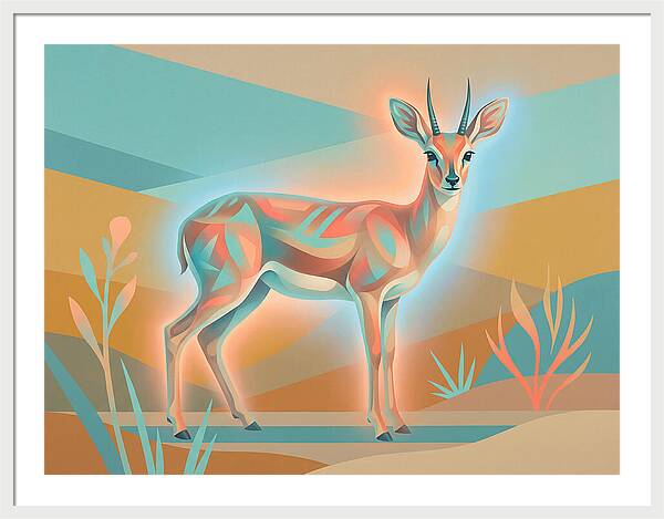 Steenbok Amidst Colorful Scenery