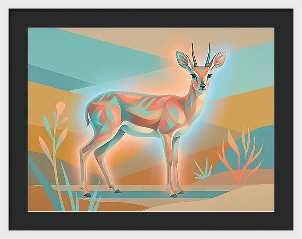 Steenbok Amidst Colorful Scenery