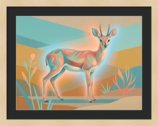 Steenbok Amidst Colorful Scenery