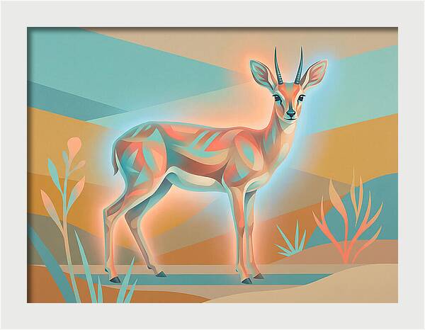 Steenbok Amidst Colorful Scenery