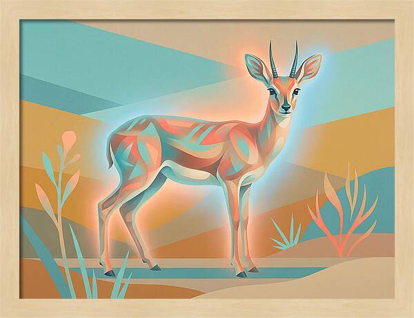 Steenbok Amidst Colorful Scenery
