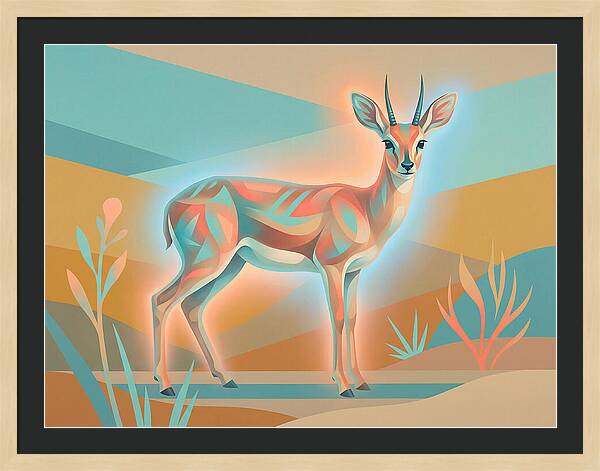 Steenbok Amidst Colorful Scenery