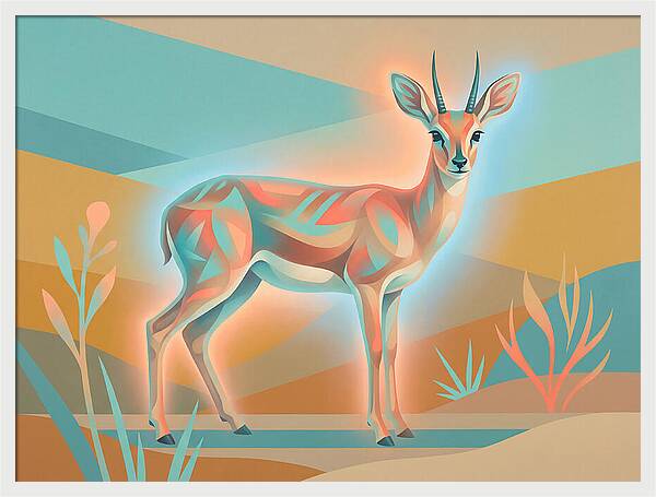 Steenbok Amidst Colorful Scenery