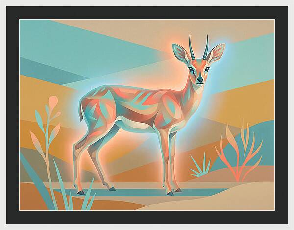 Steenbok Amidst Colorful Scenery