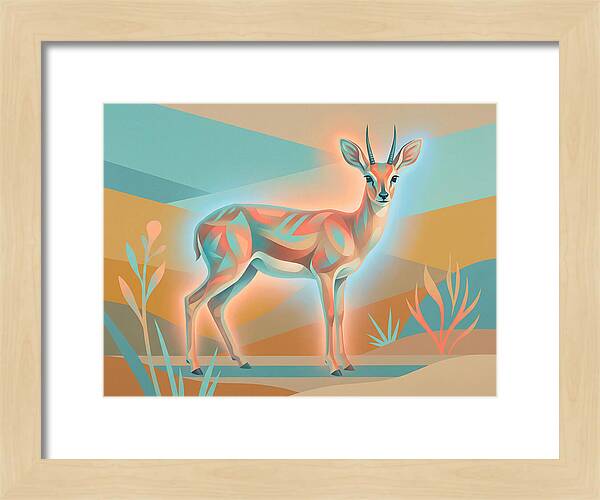 Steenbok Amidst Colorful Scenery